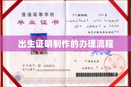 玉树出生证明制作的办理流程