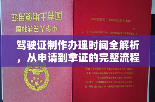 玉树驾驶证制作办理时间全解析，从申请到拿证的完整流程