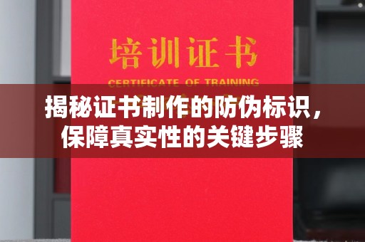 玉树揭秘证书制作的防伪标识，保障真实性的关键步骤