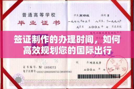 玉树签证制作的办理时间，如何高效规划您的国际出行