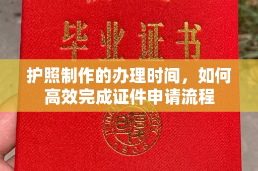 玉树护照制作的办理时间，如何高效完成证件申请流程