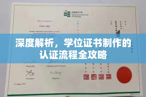 玉树深度解析，学位证书制作的认证流程全攻略