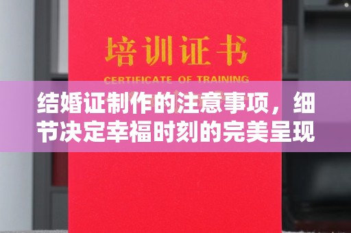 玉树结婚证制作的注意事项，细节决定幸福时刻的完美呈现