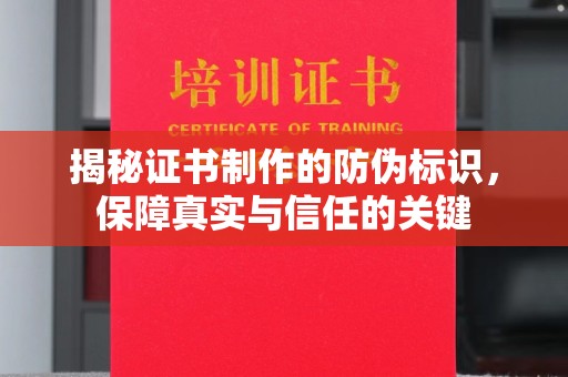 玉树揭秘证书制作的防伪标识，保障真实与信任的关键