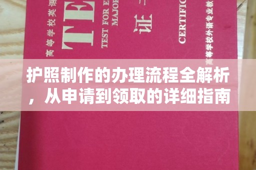 玉树护照制作的办理流程全解析，从申请到领取的详细指南