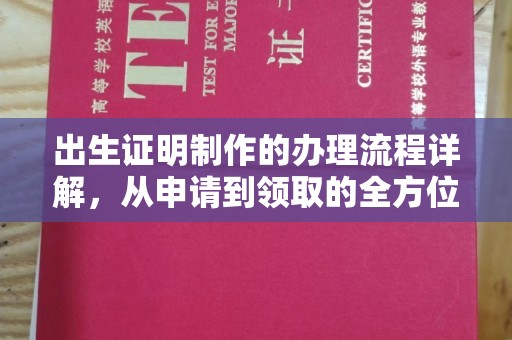 玉树出生证明制作的办理流程详解，从申请到领取的全方位指南