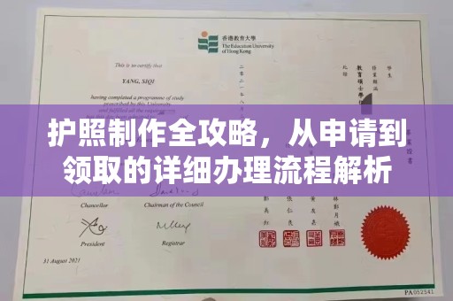 玉树护照制作全攻略，从申请到领取的详细办理流程解析